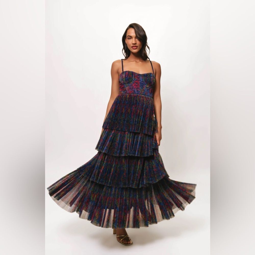 Anthropologie HUTCH Tiered Bustier Dress/ size 2
